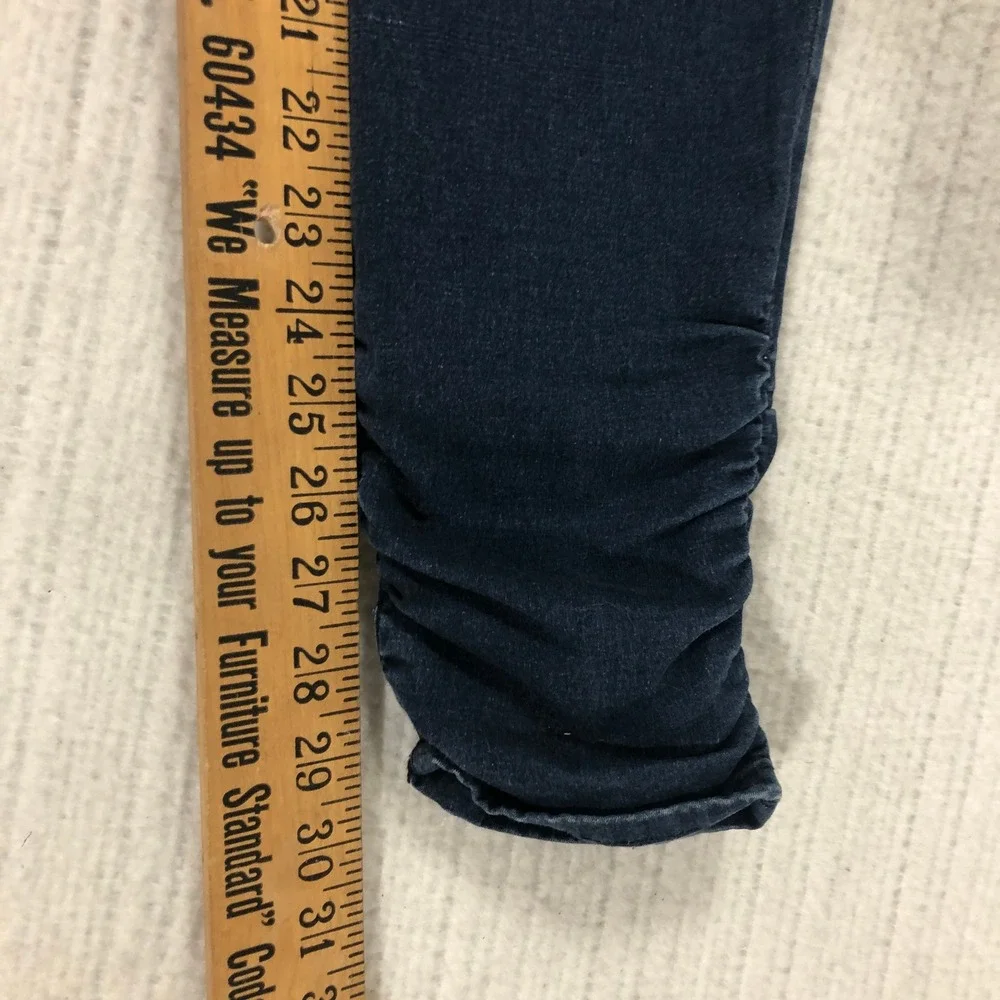 Michael‎ Kors Dark Wash Skinny Jeans Ruched Ankle Women's Size 10